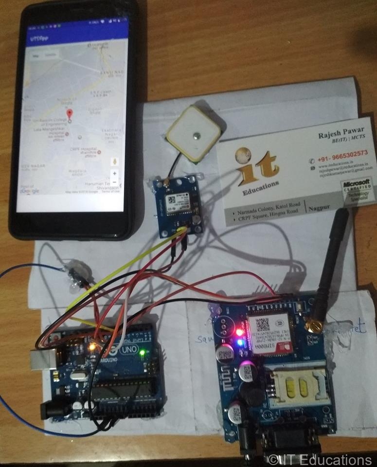 Engineering Project Maker in Nagpur - Real Time Vehicle Tracking System1
